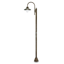 LAMPIONE 1 LUCE OTTONE BRU-ANT V. OPALE