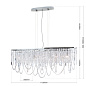 Люстра Orion Kristalldesign LU 2399/6+4 chrom/oval — фото 6