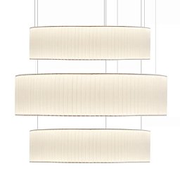 Подвесной светильник Ronde Pendant Set Up X3 DCW éditions, три кольца, белый RONDE P 3 60 60 80 2700K