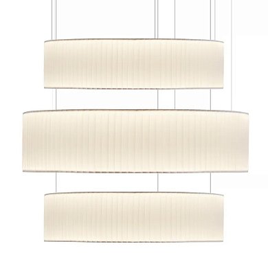Подвесной светильник Ronde Pendant Set Up X3 DCW éditions, три кольца, белый RONDE P 3 60 60 80 2700K