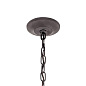Grainger 38.25" 9 Light 2 Tier Chandelier Weathered Zinc Clear Water Glass люстра 82337 Kichler — фото 5