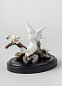 Фарфоровая статуэтка голубей на цветущей вишне Doves on a Cherry Tree Lladro 01008422 — фото 2