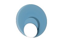 Dot 05, Корпус: белый; панели синее стекло