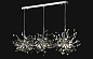 1861/209 GARDEN Crystal lux Светильник подвесной 9х8W G9 LED Хром