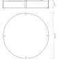 5042005 Elba Round 800 светильник Astro lighting Белый