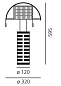 A000300 Artemide Shogun настольная лампа