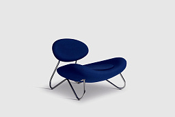 Meadow lounge chair Vidar 772/Chrome Woud, кресло