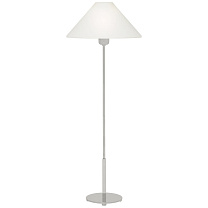 Hackney Buffet Lamp полированный никель с льняным абажуром
