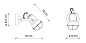 Loft Настенный регулируемый круглый керамический прожектор FERROLUCE C1675 - C1675 — фото 11