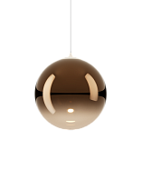 RANDOM SOLO CLUSTER PENDANT ø 23CM GLOSSY BRONZE 3000K CE