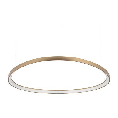 Подвесной светильник Gemini SP D105 ON-OFF 4000K Ideal Lux 372235, латунь