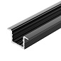 037114 Arlight Профиль SL-SLIM-H13M-F25-2000 BLACK — фото 2