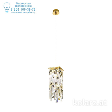подвесной светильник цилиндрический с хрустальными подвесками
