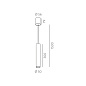 Подвесной светильник LOGIC 50 R300 10.30 WB + BASE N Led Techology — фото 1