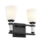 Rosalind 11.5" 2 Light Vanity Light Black настенный светильник 55146BK Kichler — фото 6