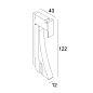 INLET TRIMLESS XS 927 W-W белый Delta Light встраиваемый в стену светильник — фото 1