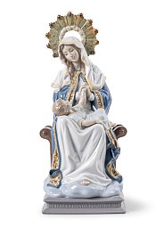 Фарфоровая статуэтка Богоматери Божественного Провидения Our Lady of Divine Providence Lladro 01008479