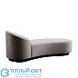 Turner Chaise Sharkskin Velvet Grey Ash Right Arm мягкое сиденье Arteriors 8167 — фото 3
