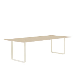 70TAB255A0703 Muuto 7070 обеденный стол шпон дуб песочный 108x255 см