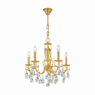 Kolarz VICTORIA 2 3003.85.3.KoT люстра золото 24 карата ø60cm высота 55cm мин. высота 75cm макс. высота 105cm 5 ламп e14
