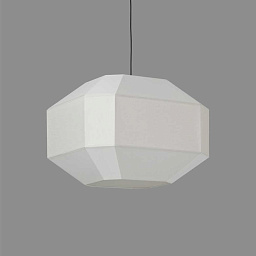 C39176BLI ACB Iluminacion Bauhaus подвесной светильник белого цвета с текстильным абажуром
