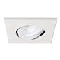 1007185 SLV UNIVERSAL DOWNLIGHT cover IP20 white E встраиваемое квадратное кольцо — фото 6