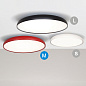 ZR365014027 Lumen Center Zero 50 M PL LED круглый потолочный светильник серый оттенённый — фото 1