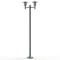 Newpark N° 6; Frosted glass E27 105W; Metal grey