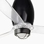32002WW-10 Faro ETERFAN люстра-вентилятор SMART WIZ со светом 17W чёрный Ø1280 3 лопасти — фото 2