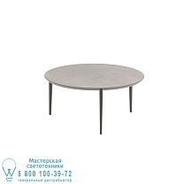 СТОЛ U-NITE КРУГЛЫЙ Ø 160 СМ АЛЮМИНИЕВЫЕ НОЖКИ БРОНЗА - СТОЛЕШНИЦА СТОЛА CERAMIC CEMENTO LUMINOSO Royal Botania