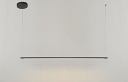 CLT 035C L1200 BL Crystal Lux Mira линейный подвесной светильник черного цвета с узким излучающим модулем