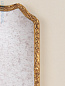 WA0061.GI Swedish Giltwood Vaughan двухламповый настенный светильник с зеркальной спинкой и абажурами из ткани — фото 1