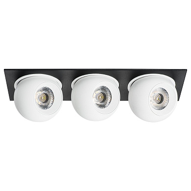 i537626262 Lightstar Intero точечный светильник, 9Вт, 3000K, 2550лм, черный