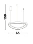 9053553 ESTEVA Novaluce светильник LED 48Вт 230В 2400Lm 3000K IP20