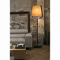 29847 STOOD BLACK FLOOR LAMP E27 + WOOD MAX 20W торшер Faro barcelona — фото 4