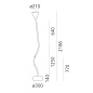 0670010IN0A Artemide Pipe Напольный белый светодиодный светильник Integralis — фото 1