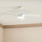52" Tide 5 Blade LED Outdoor Ceiling Fan White уличная люстра-вентилятор 310075WH Kichler — фото 5