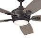 56" Tranquil 5 Blade LED Outdoor Ceiling Fan Olde Bronze люстра-вентилятор 310080OZ Kichler — фото 8