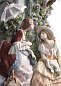 Фарфоровая ваза с дамами под зонтиками Ladies from Aranjuez Lladro, лимитированная серия 01001968 — фото 3