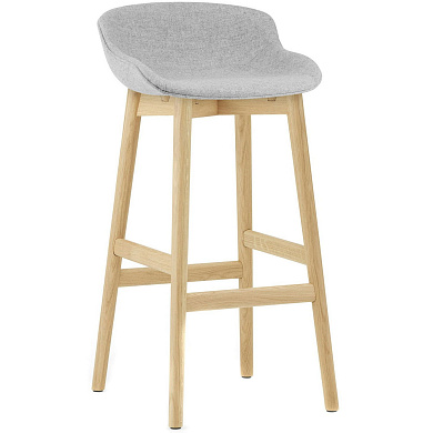 604449 Normann Copenhagen Hyg Барный стул 75 см, серый/дуб