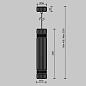Подвесной светильник Maytoni Metropolis 10W Черный MOD475PL-01B — фото 4
