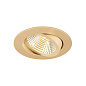 1007447 SLV NEW TRIA® 95 mount. ring round r.gold круглое потолочное монтажное кольцо — фото 1