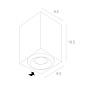 A5654PL-1GY Arte Lamp Pictor точечный накладной светильник GU10 1х50W — фото 3