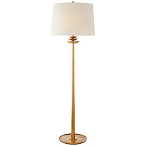 Beaumont Floor Lamp позолота с льняным абажуром