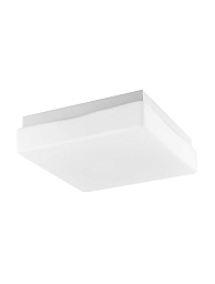 6110042 Nova Luce Cube потолочный светильник белого цвета с матовым рассеивателем для влажных помещений