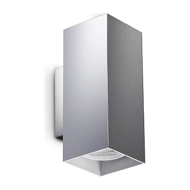 Настенный светильник Look AP2 SQUARE D60 H150 Ideal Lux 370255, хром