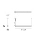 1856000A Artemide Dreispitz 2 рассеянных + 1 с контролируемым излучением - 120 - Горизонтальный подвесной светильник — фото 1