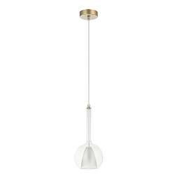 A2715SP-1SG Arte Lamp GALA подвесной светильник с белым плафоном