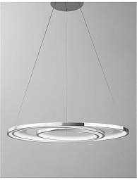 9180303 Nova Luce Galaxy трёхъярусная люстра с кольцевыми элементами подсветки на подвесах