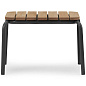 608058 Normann Copenhagen Vig Журнальный столик 45x55 см, дерево робиния / черный — фото 1